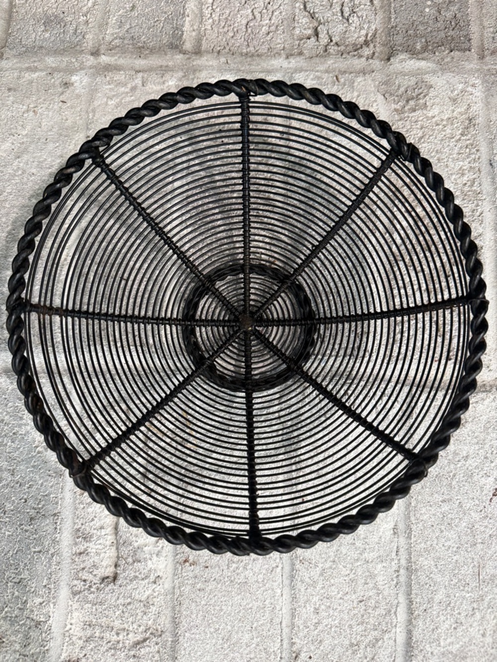 Black Woven Wire Decorative Bowl
